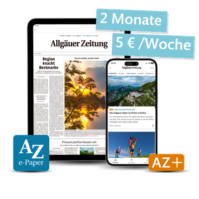 gedruckte Ausgabe Allgäuer Zeitung